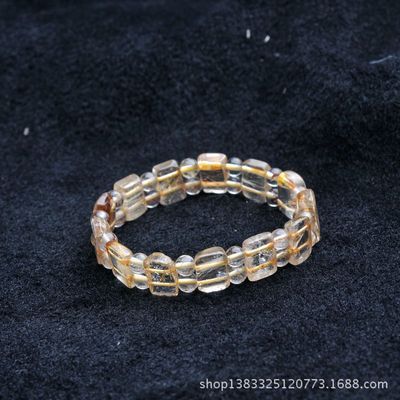 【纯天然金发钛晶手排 编号2362】价格,厂家,图片,手链,东海县盛饰珠宝-